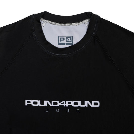 P4P Black Rashguard - Long Sleeve