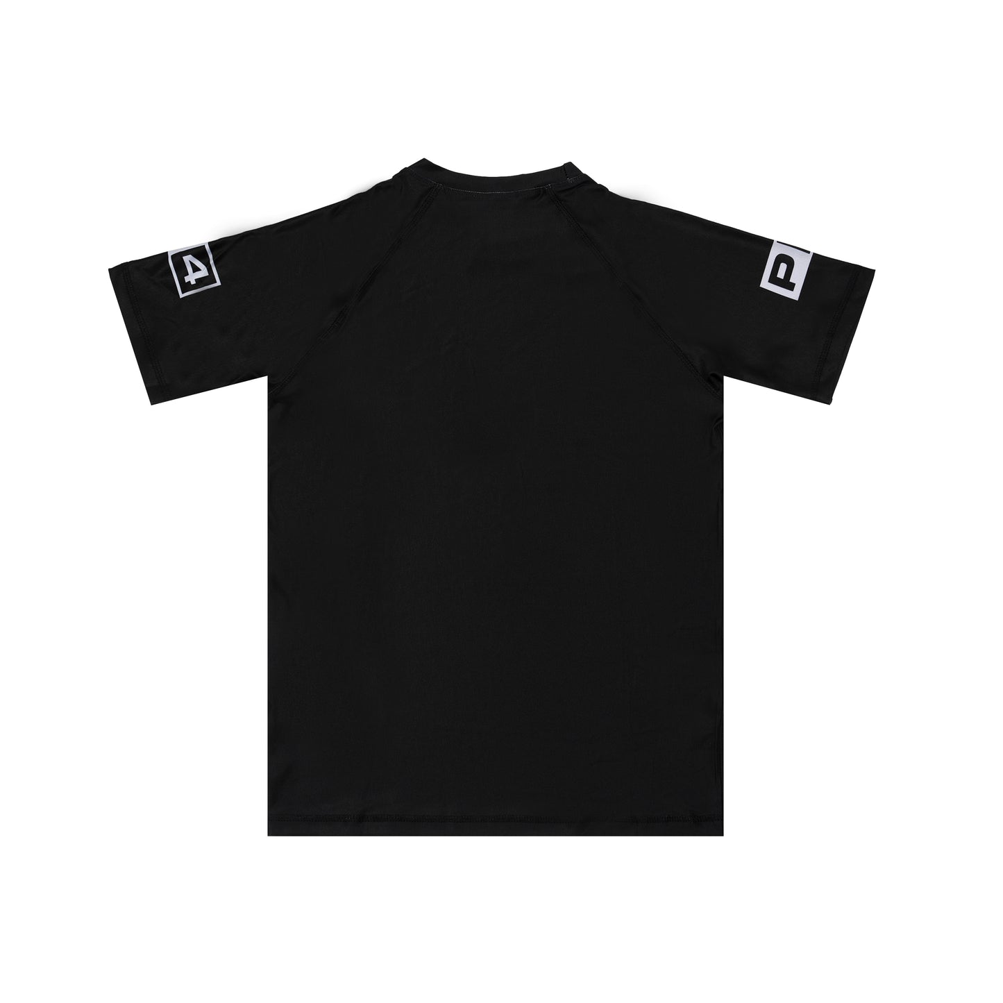 P4P Black Rashguard - Short Sleeve