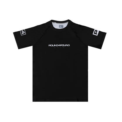 P4P Black Rashguard - Short Sleeve