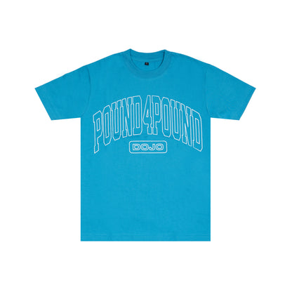 Kids Blue Turquoise Pound 4 Pound Varsity Tee