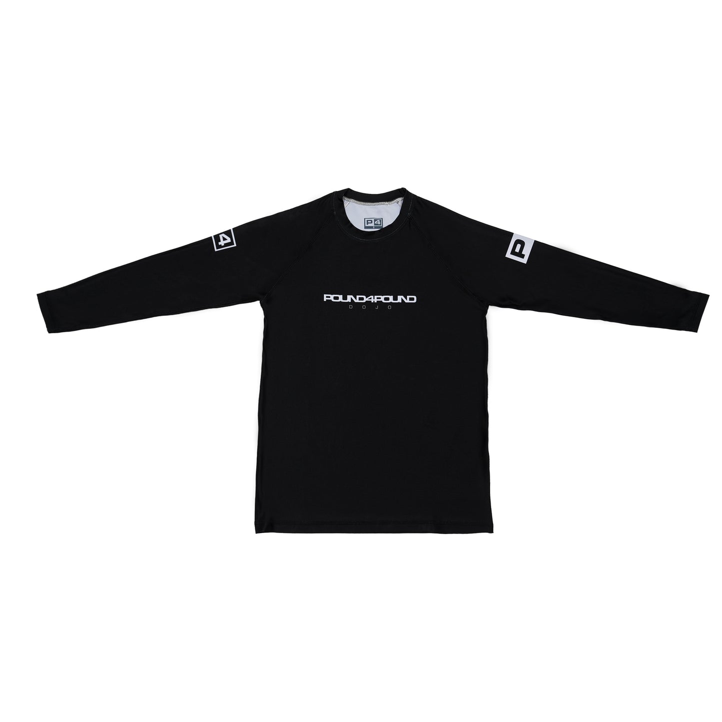 P4P Black Rashguard - Long Sleeve