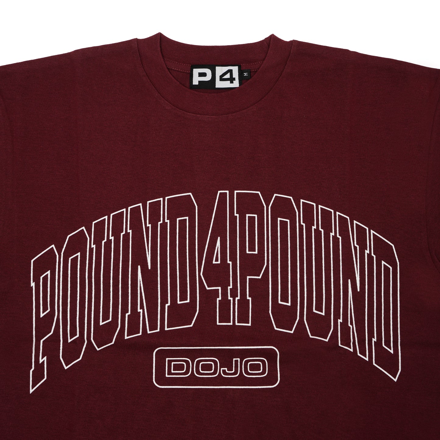 Maroon Pound4Pound Heavyweight Varsity Tee