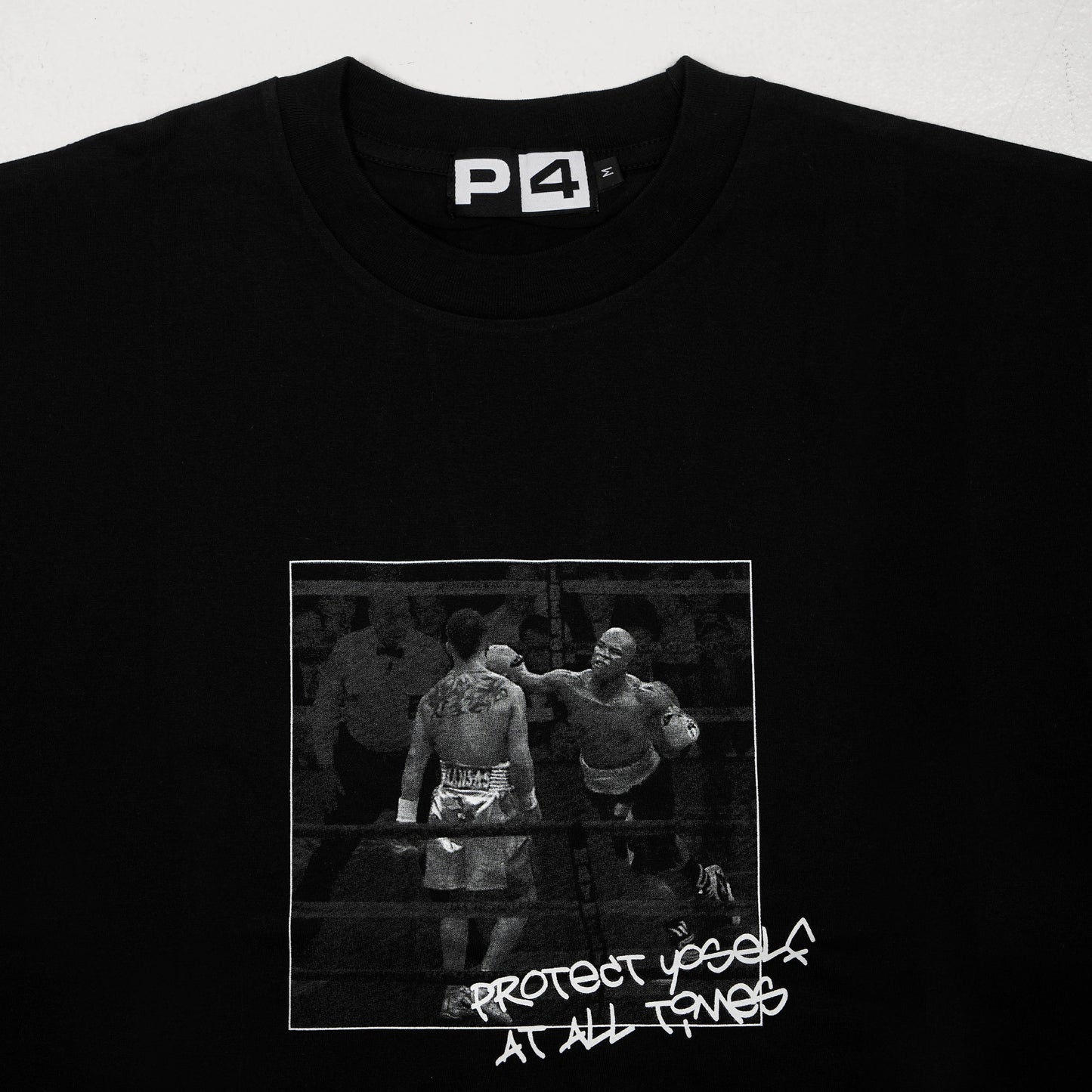 P4P Graphic 'Protect Yoself' Heavyweight Tee