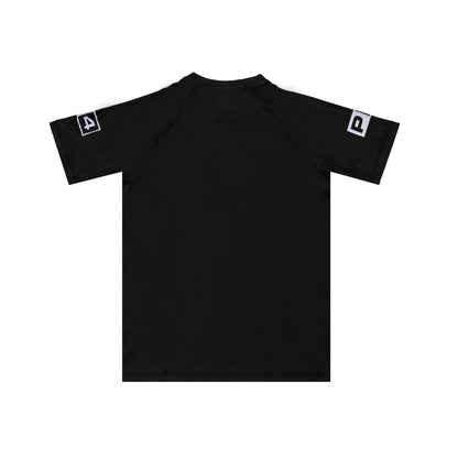 P4P Black Rashguard - Short Sleeve