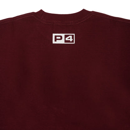 Maroon Pound4Pound Heavyweight Varsity Tee