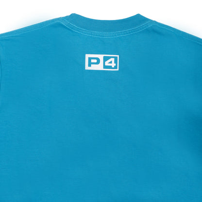 Kids Blue Turquoise Pound 4 Pound Varsity Tee
