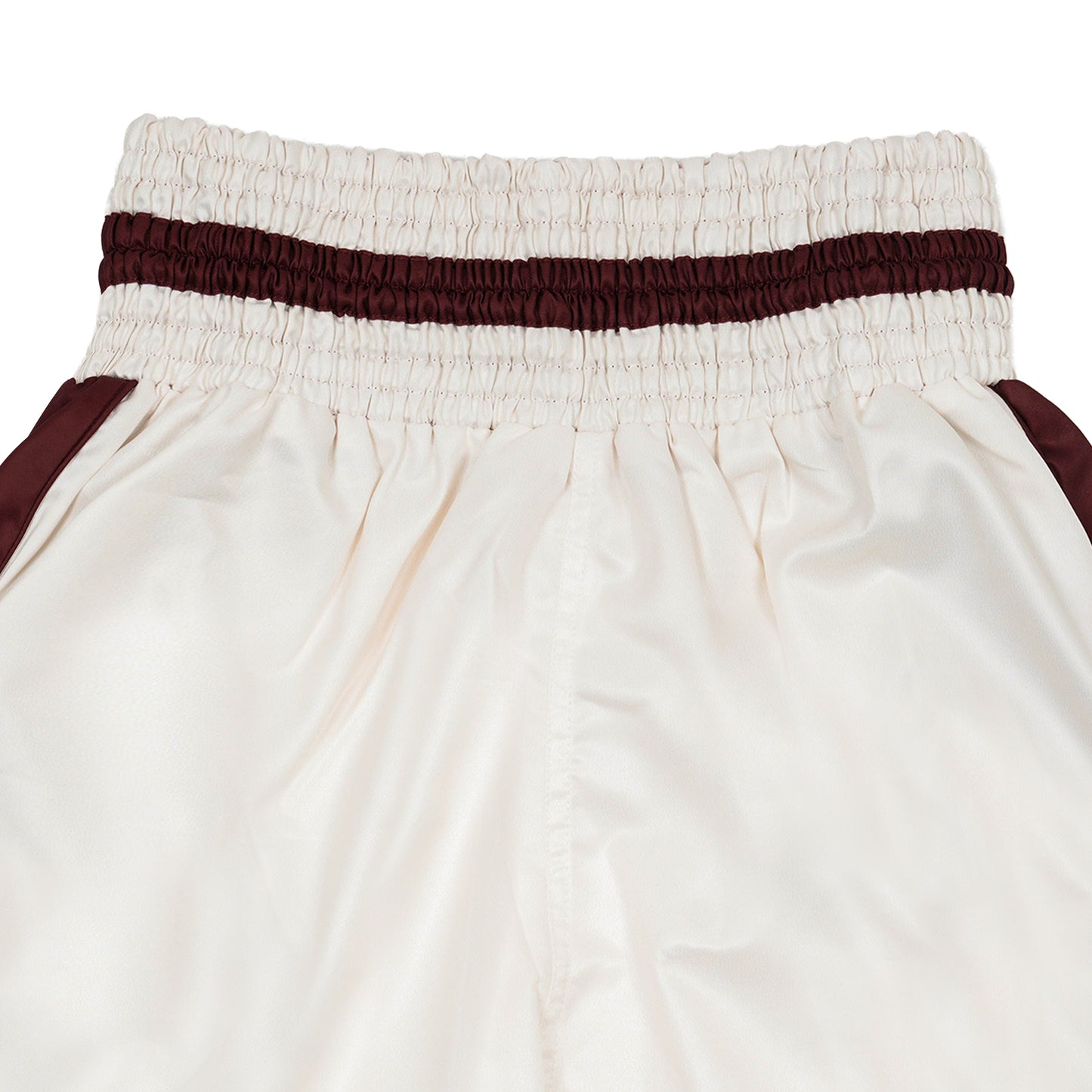 P4P Boxing Shorts Maroon White