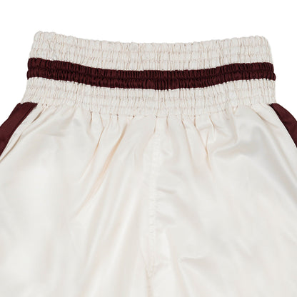P4P Boxing Shorts Maroon White